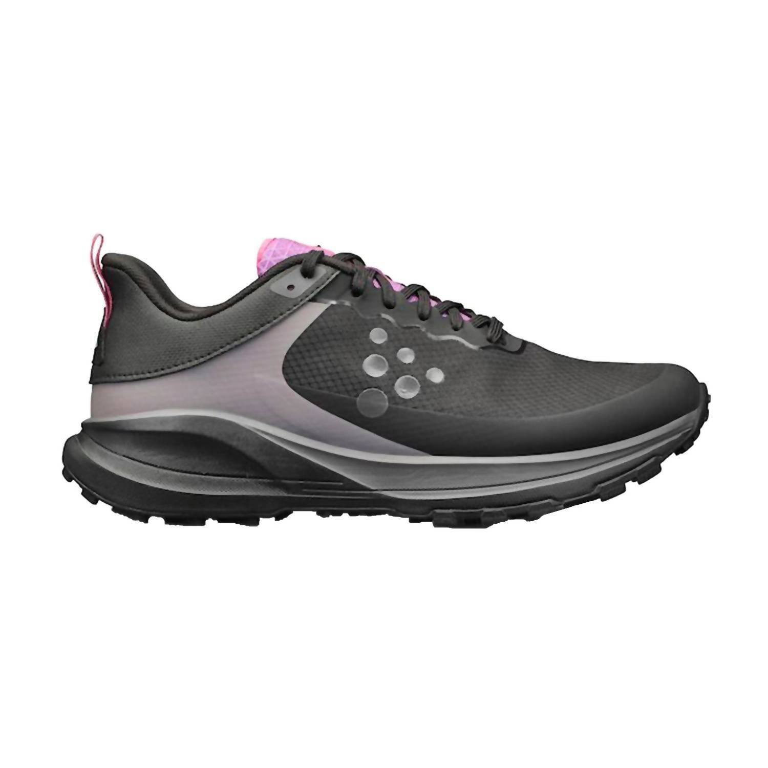New Craft Women's Pure Trail X Running Shoe In Black